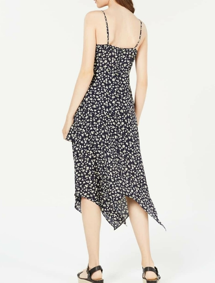 Trixxi Juniors Ruffled Maxi Dress Navy - Picture 3 of 3